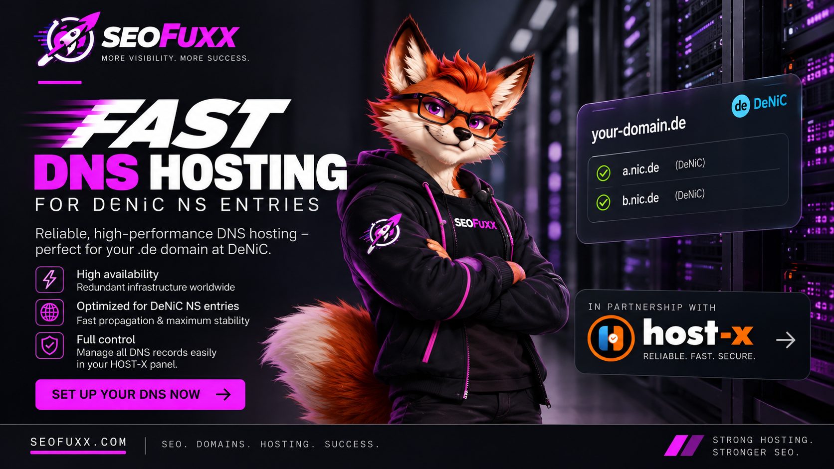 TOP-Speed für deine Webpage mit Denic NSEntries